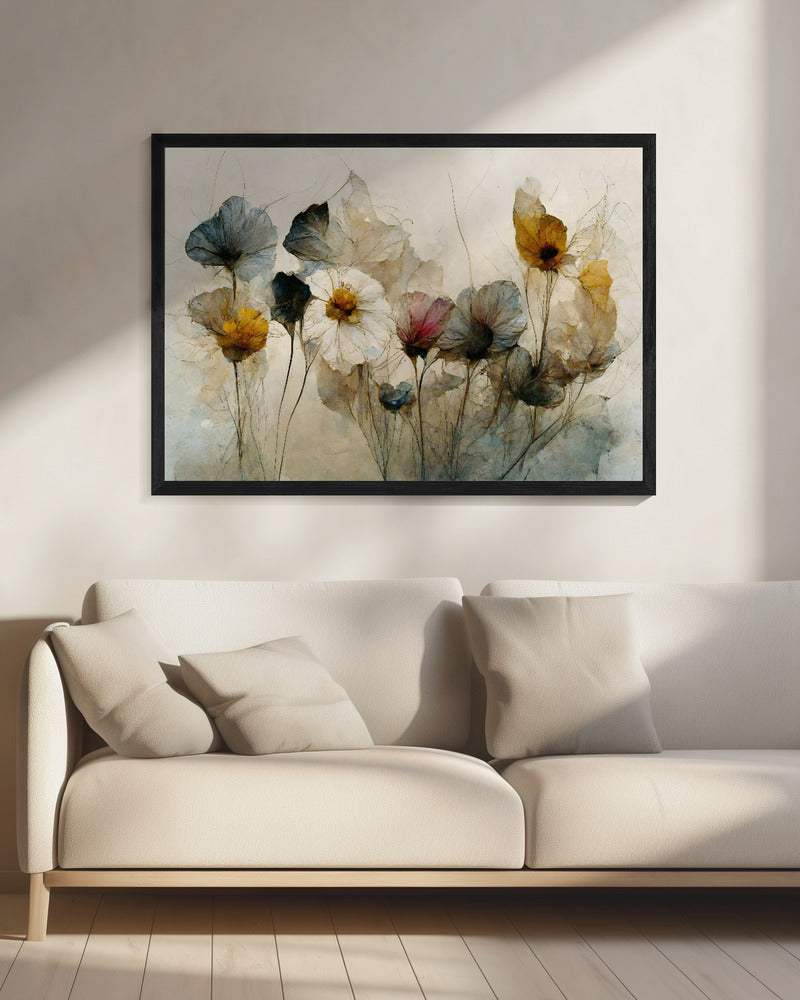 Flüsternde Blüten | Leinwand