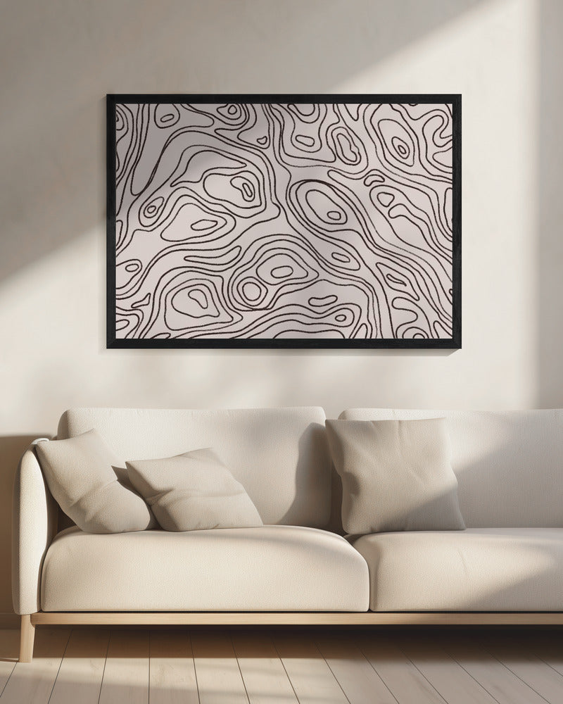 Kontur-Traumlandschaft | Leinwand