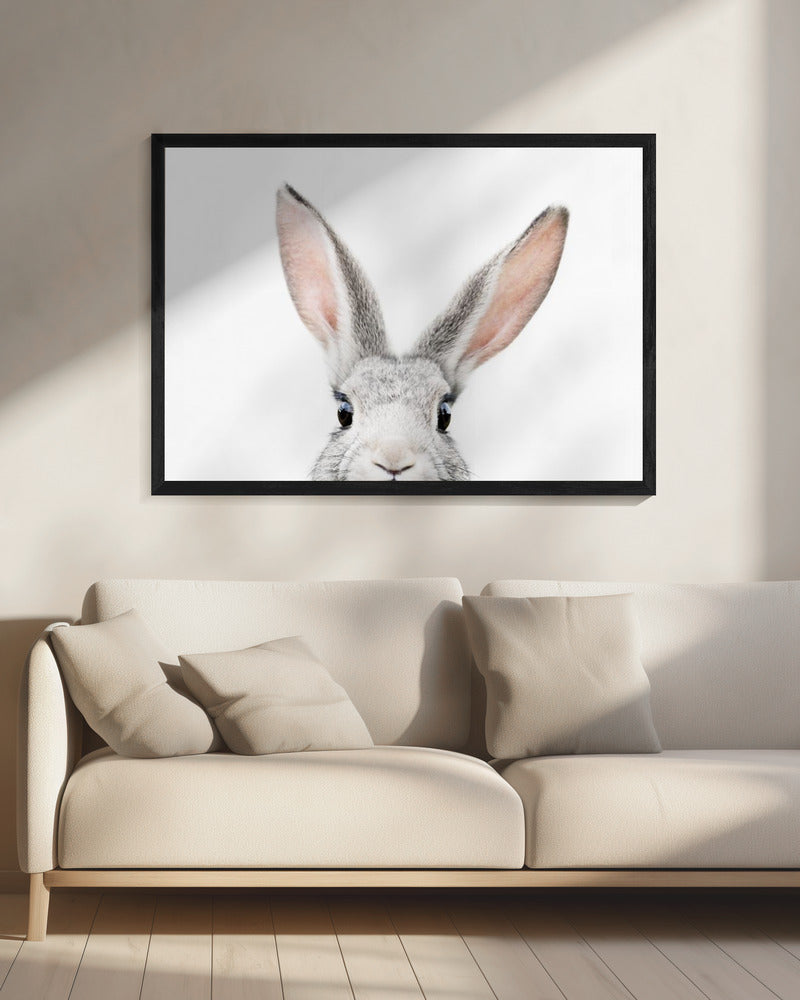 Guckender Hase | Leinwand