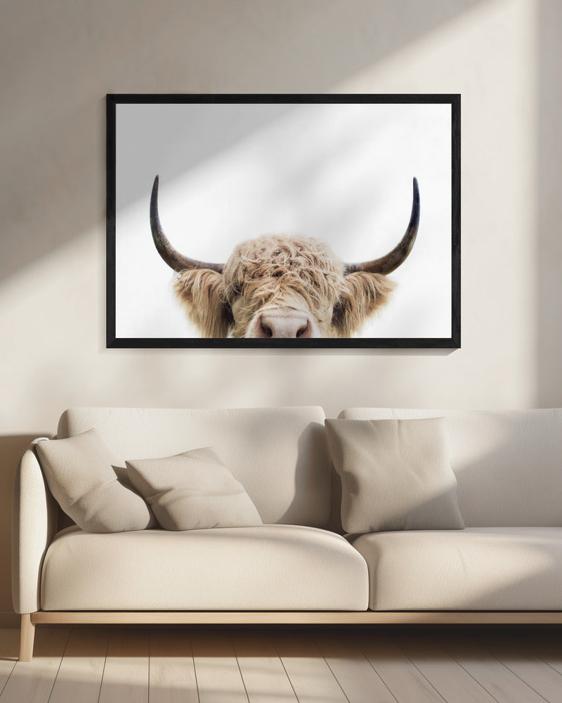 Guckende Kuh | Leinwand