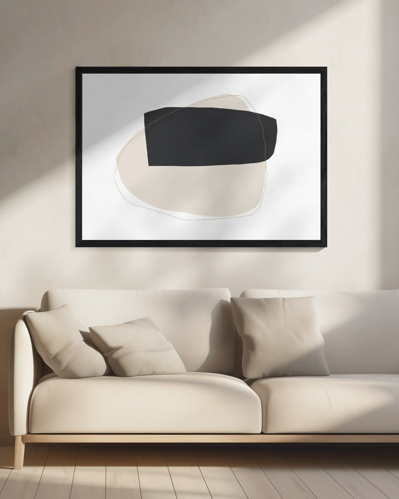 Geometrische Formen und Neutral | Leinwand