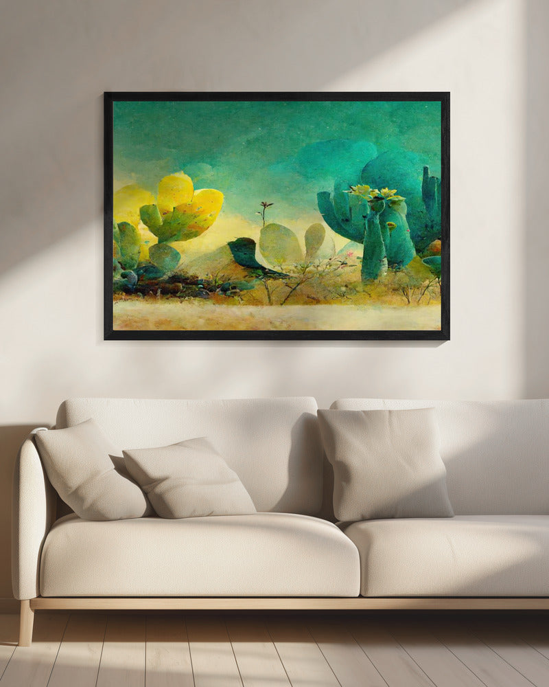 Wüstenblütenlandschaft | Leinwand