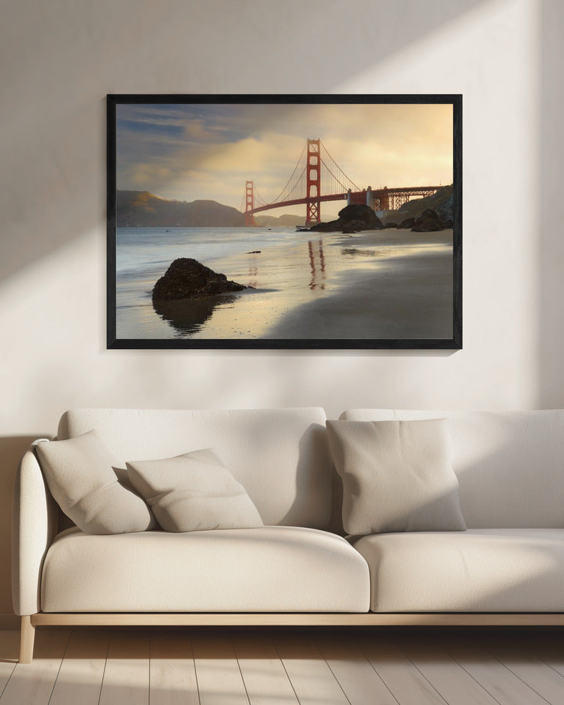 Golden Gate Morgen | Leinwand