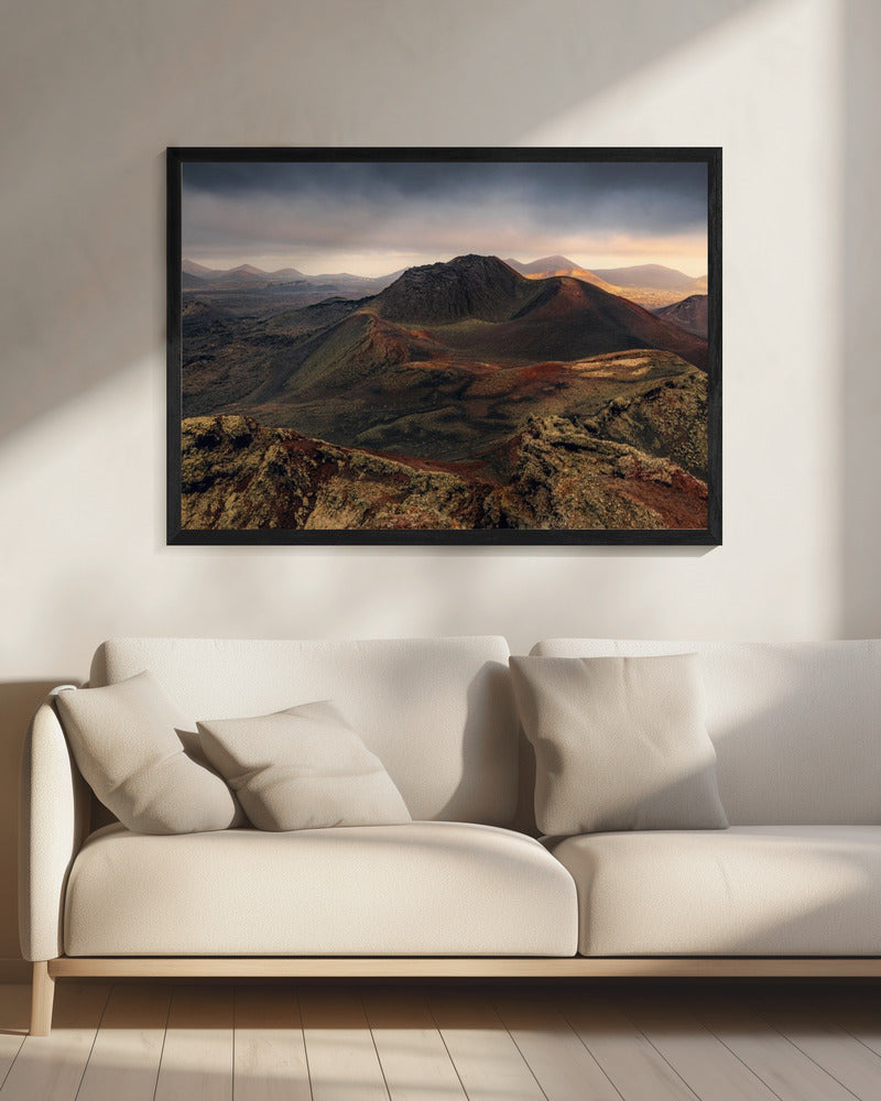 Vulkanpanorama | Leinwand