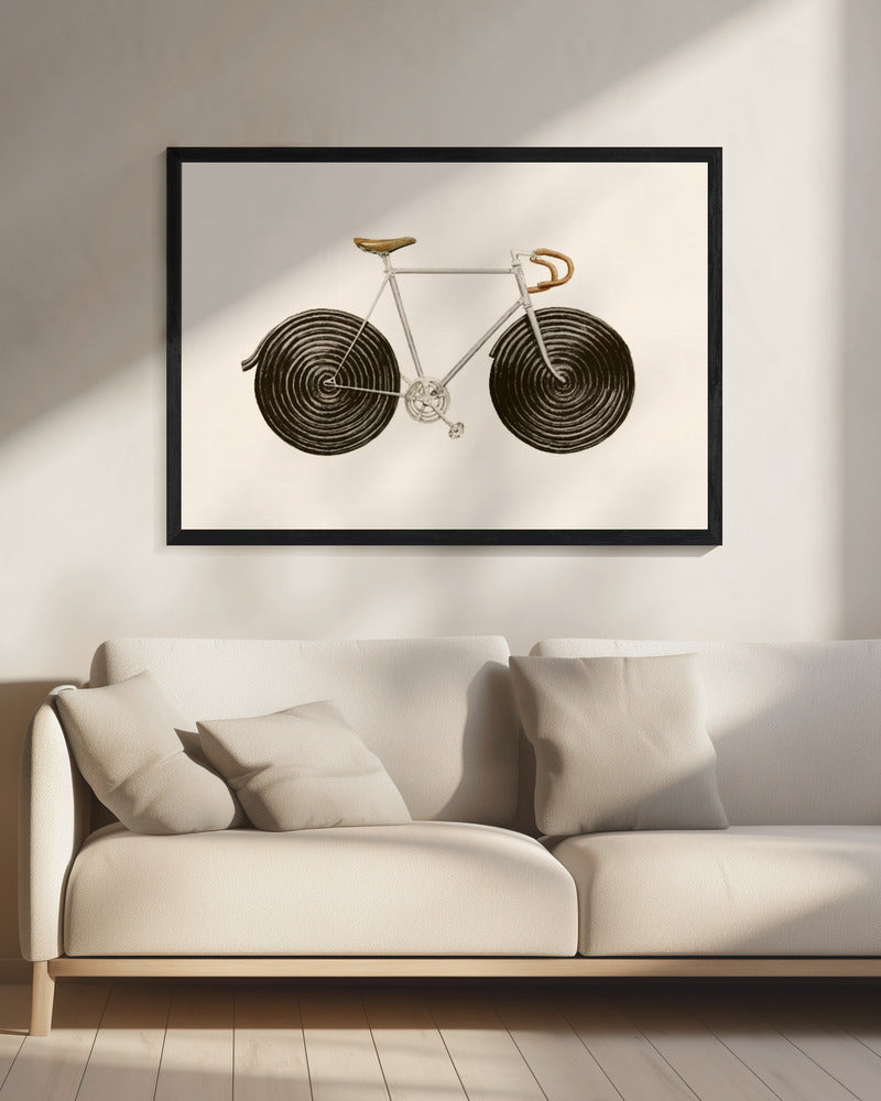 Lakritz-Fahrrad | Leinwand