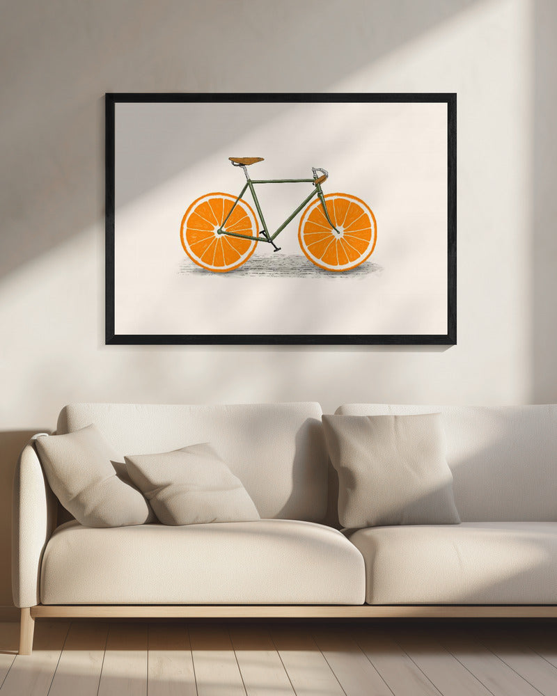 Orange Räder | Leinwand