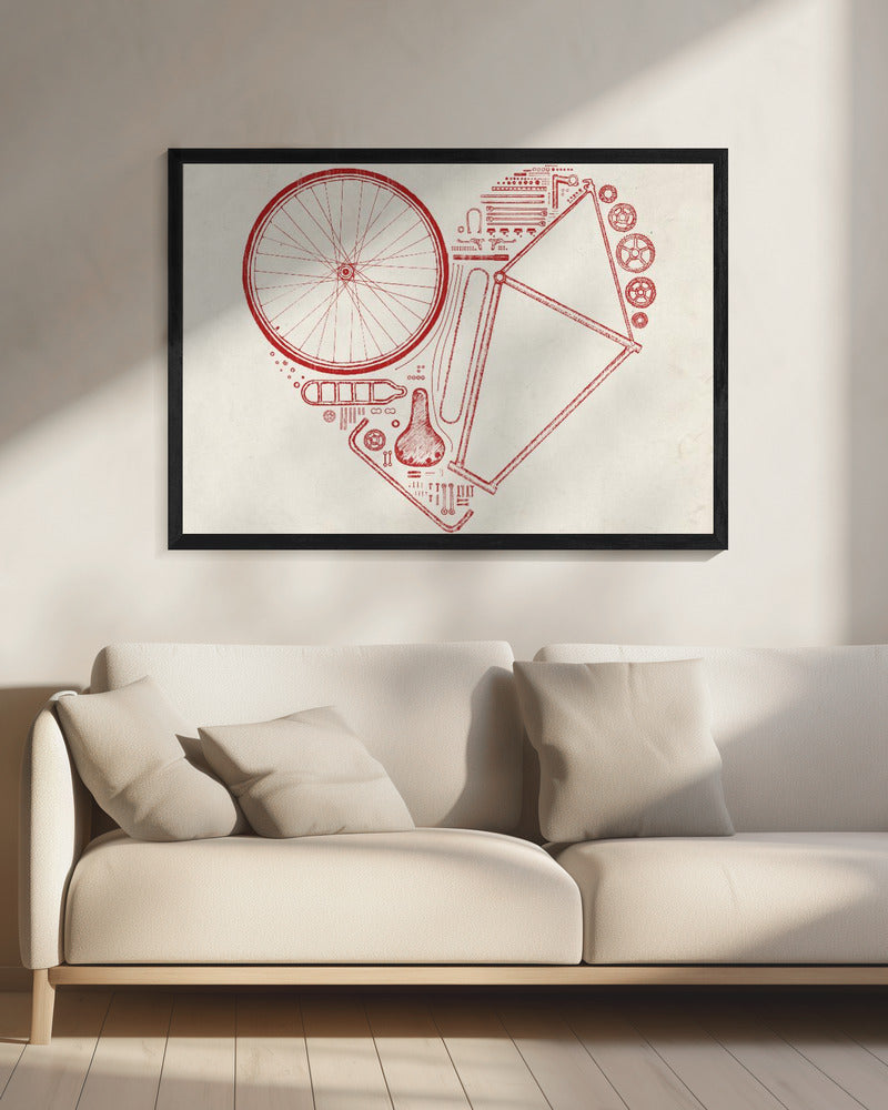 Love Bike Nr. 2 | Leinwand