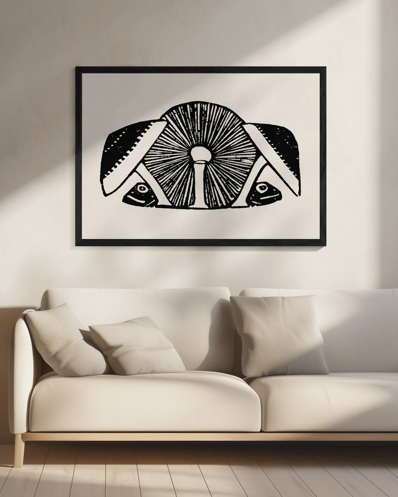 Drei Pilze 1892 Beige | Leinwand
