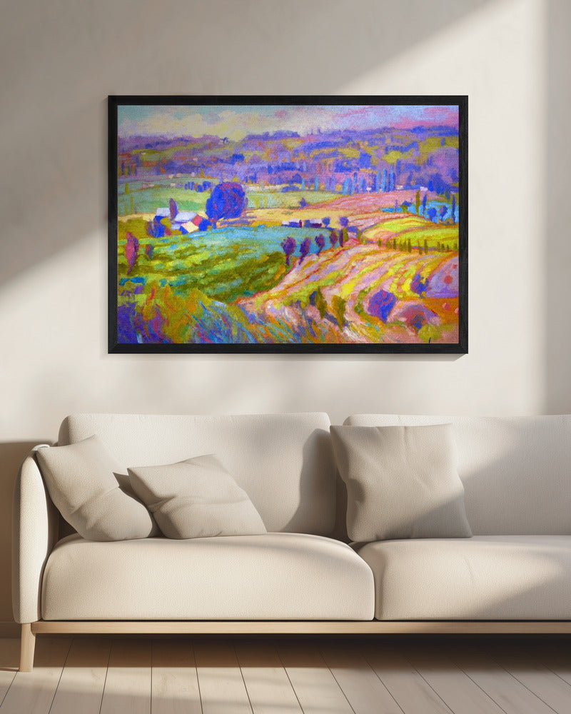 Lebendige Landschaft | Leinwand