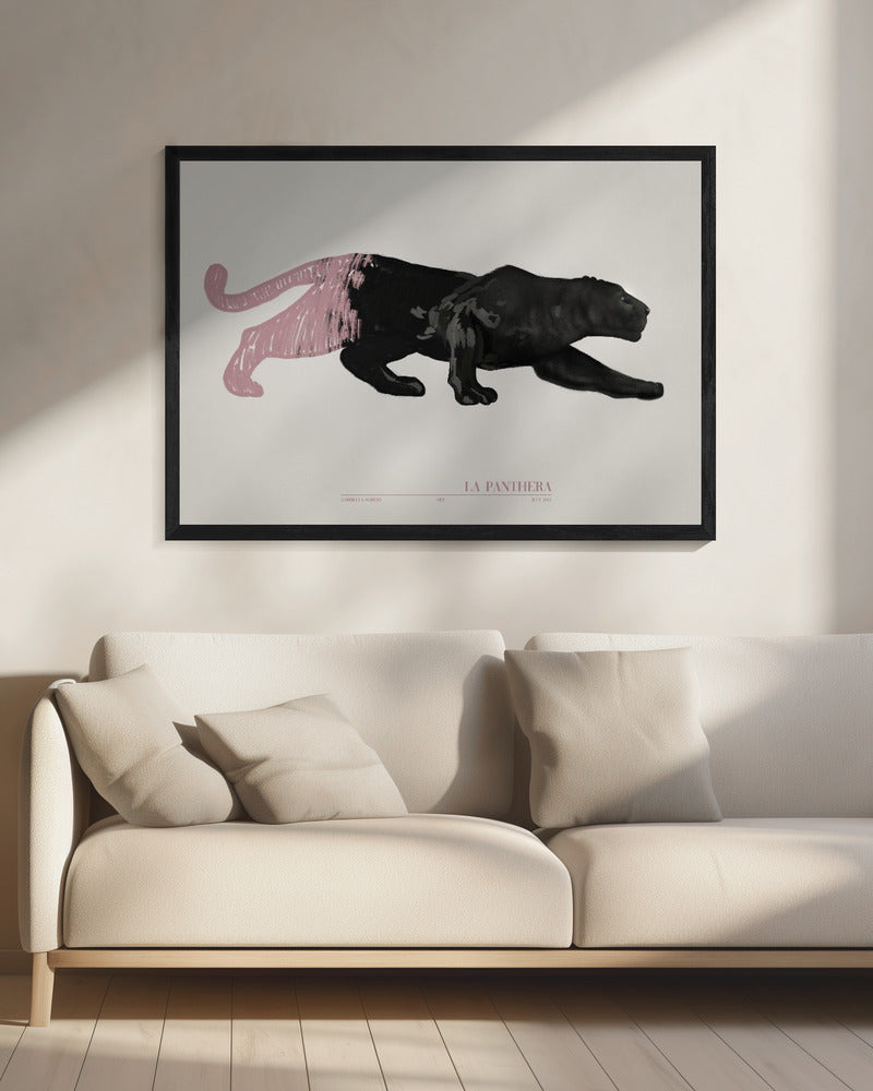 La Panthera (rosa) | Leinwand