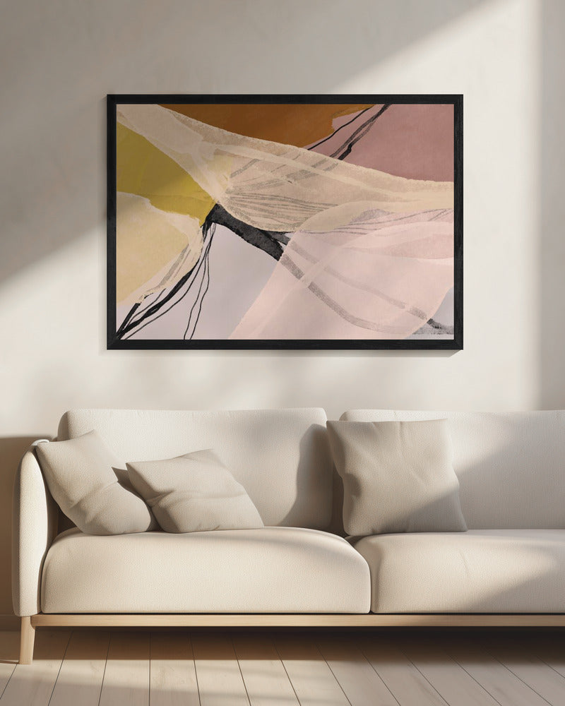 Florale Schichten | Leinwand