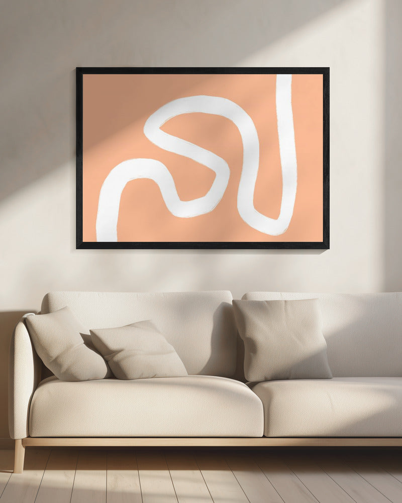 Bunte Minimalform | Leinwand