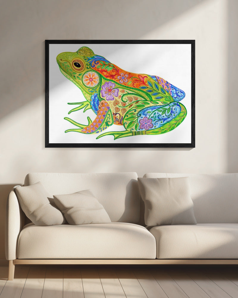 Kunstfrosch | Leinwand