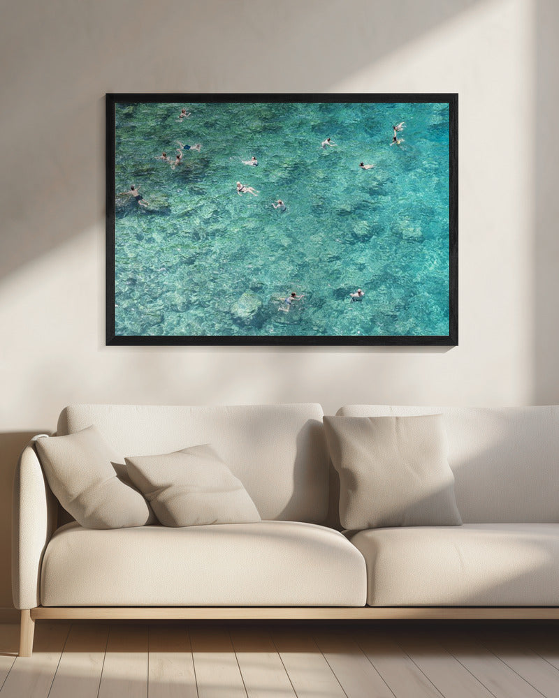 Schwimmen im Meer | Leinwand
