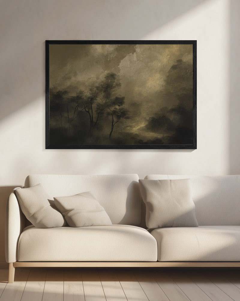Stimmungsvolle Hölzer | Leinwand
