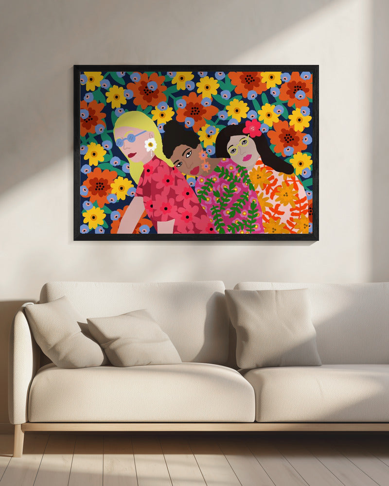 Drei Freunde | Leinwand