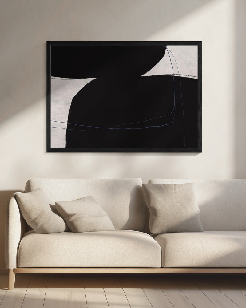 Gebogene Schatten | Leinwand
