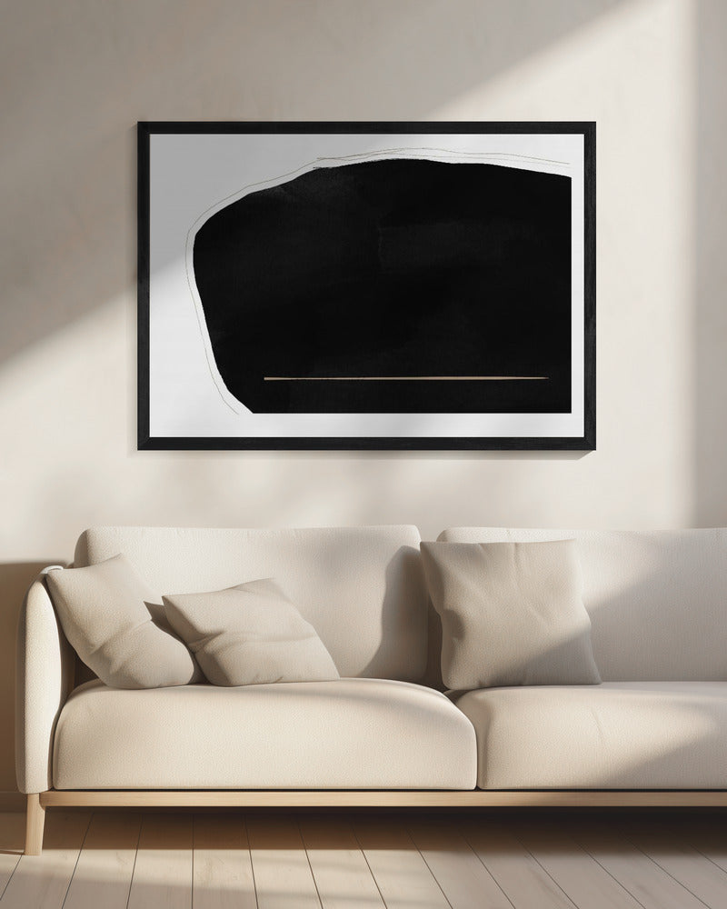 Dominantes Schwarz | Leinwand