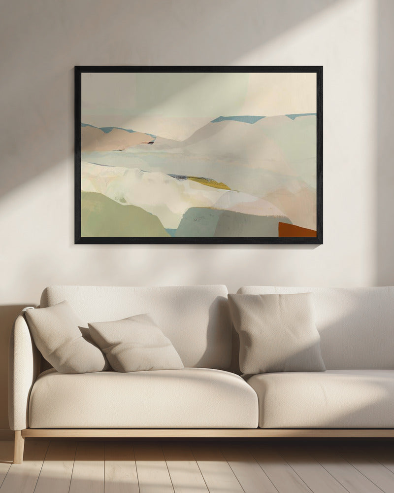 Farbblocklandschaft 2 | Leinwand