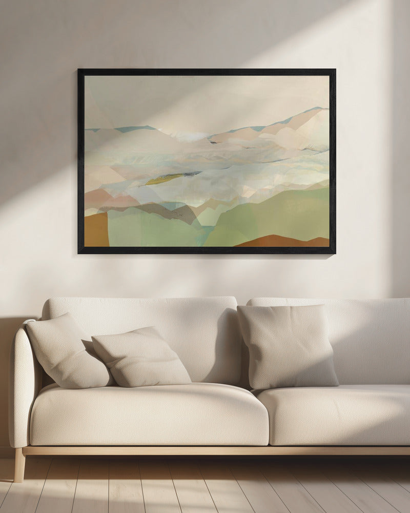 Farbblocklandschaft 1 | Leinwand