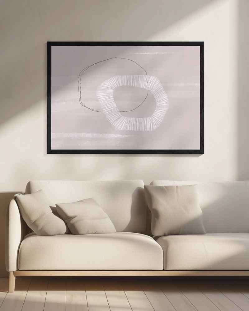 Weicher geometrischer Tanz | Leinwand