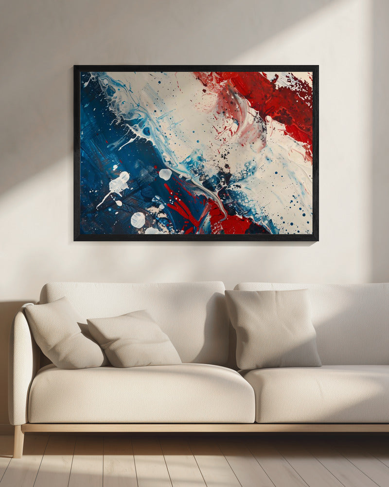 Rot, Weiß und Blau | Leinwand