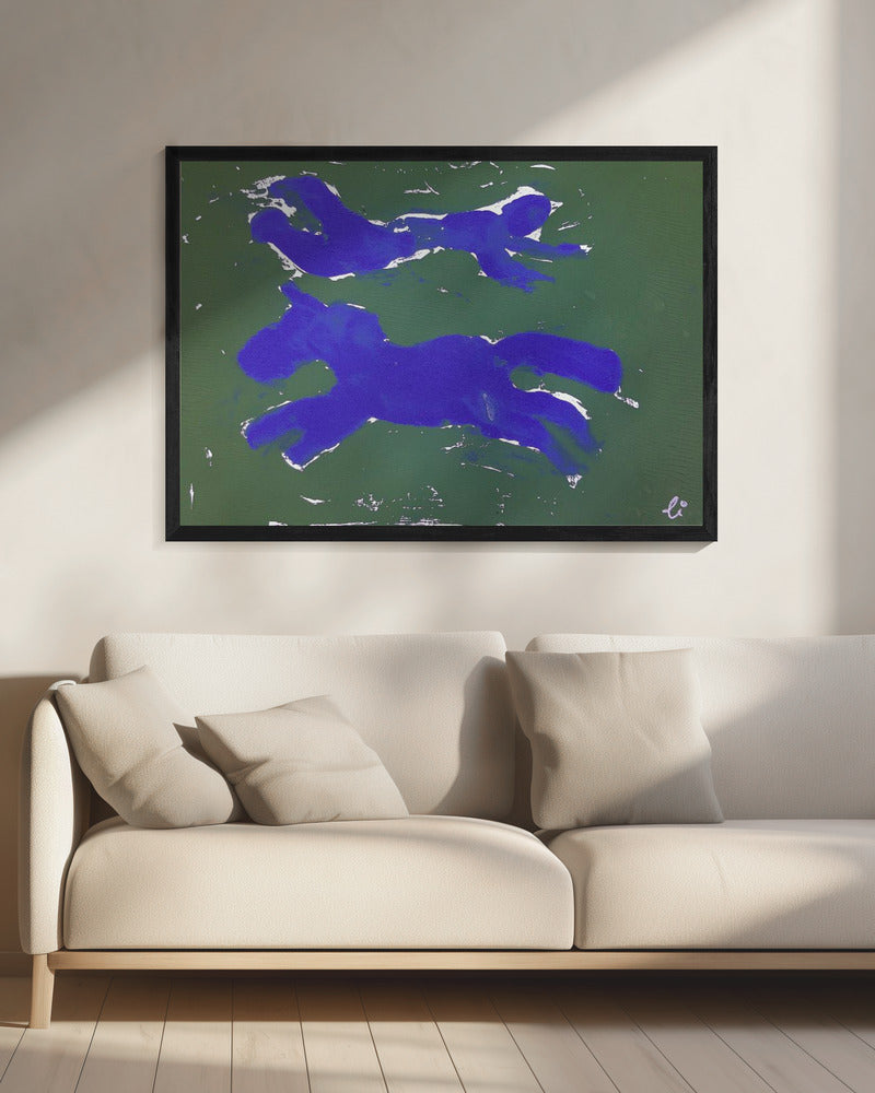 Lass uns zusammen fliegen | Leinwand