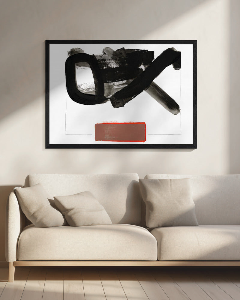 Schwarz Zen 2 | Leinwand