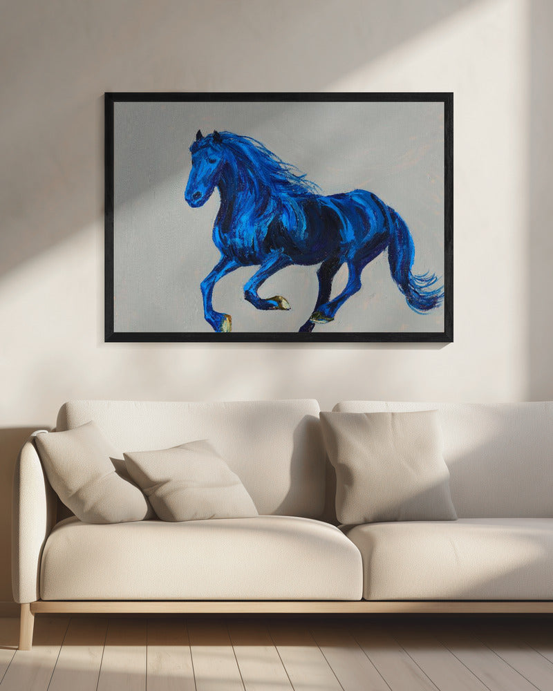 Ein blaues Pferd | Leinwand