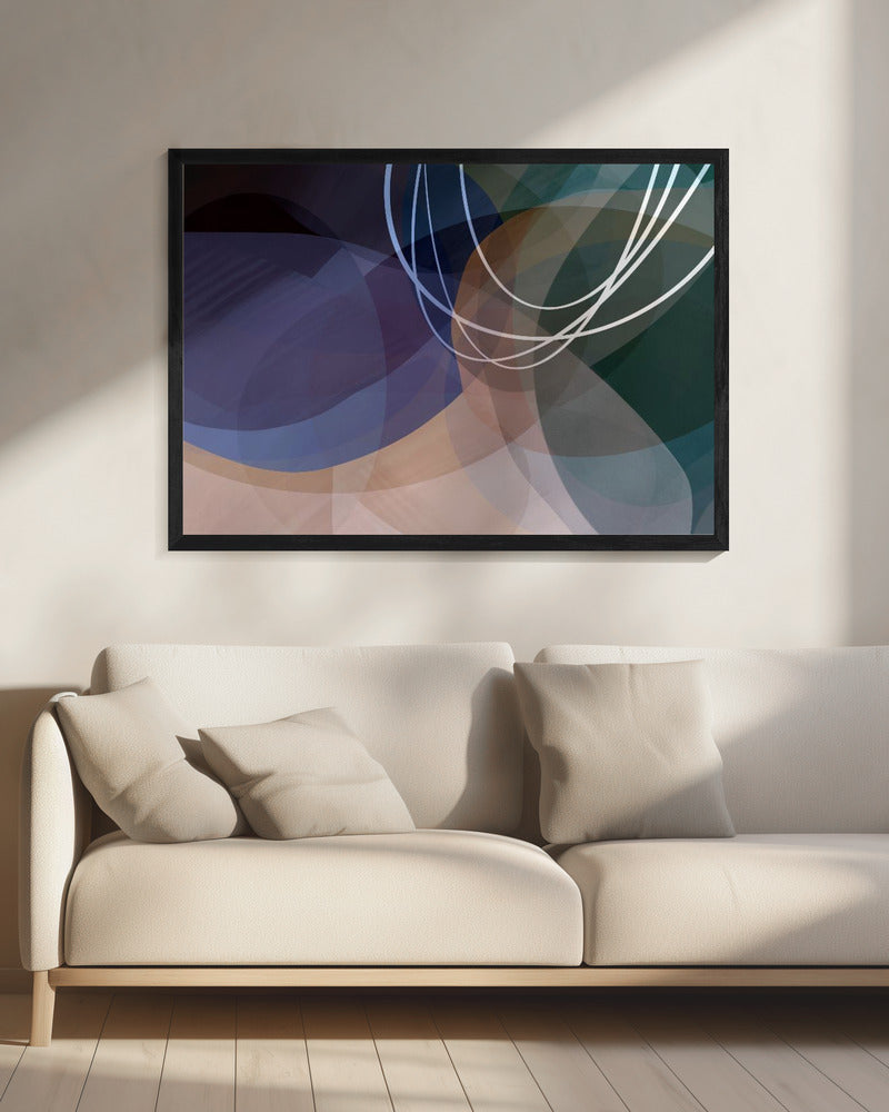 Altrosa Formen 4 | Leinwand
