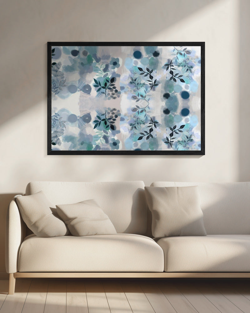 Blauer Weinreben-Mix | Leinwand