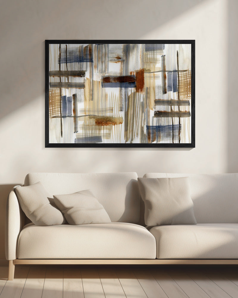 Erdfarbene Formen 2 | Leinwand