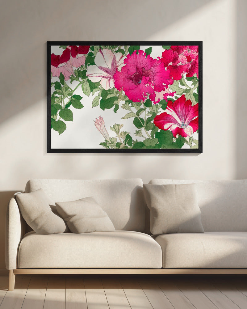 Vintage Petunienblüte Nr. 2 | Leinwand