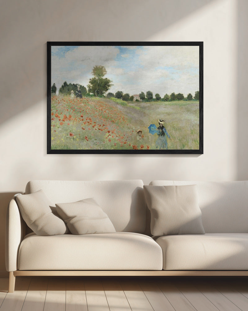 Mohnfeld bei Argenteuil (1873) | Leinwand
