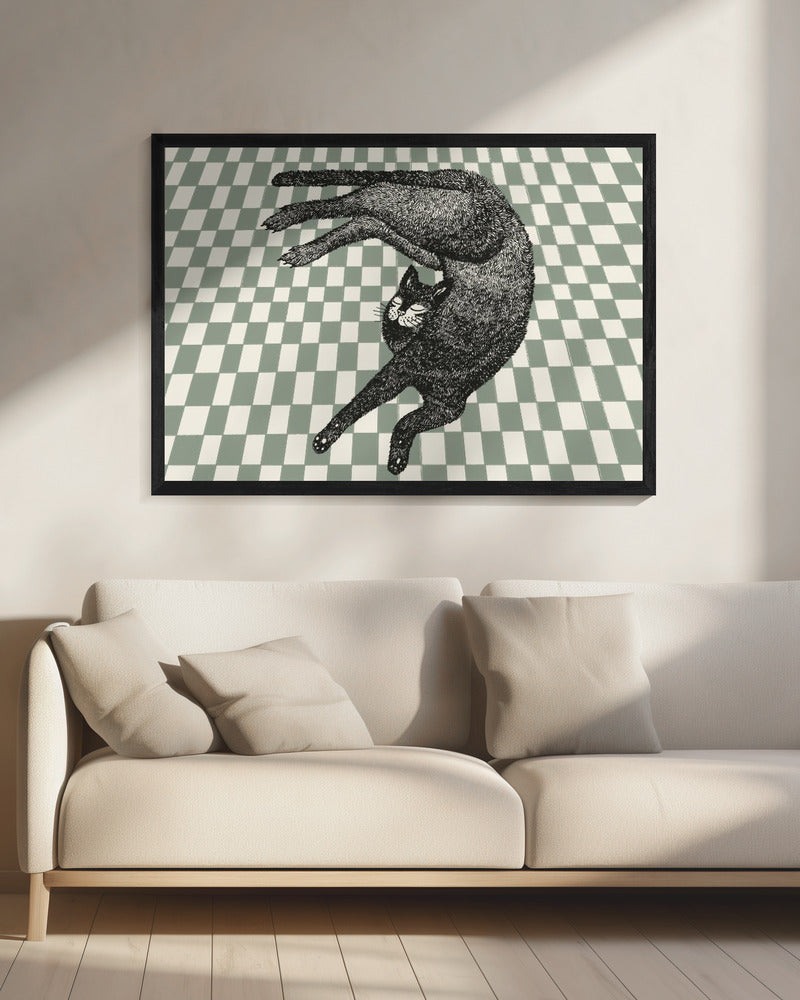 Schlafende Katze III | Leinwand