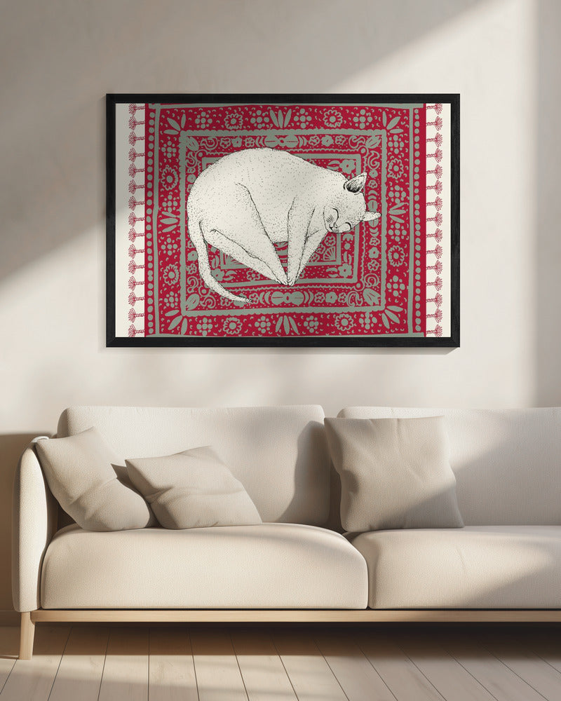 Schlafende Katze VI | Leinwand