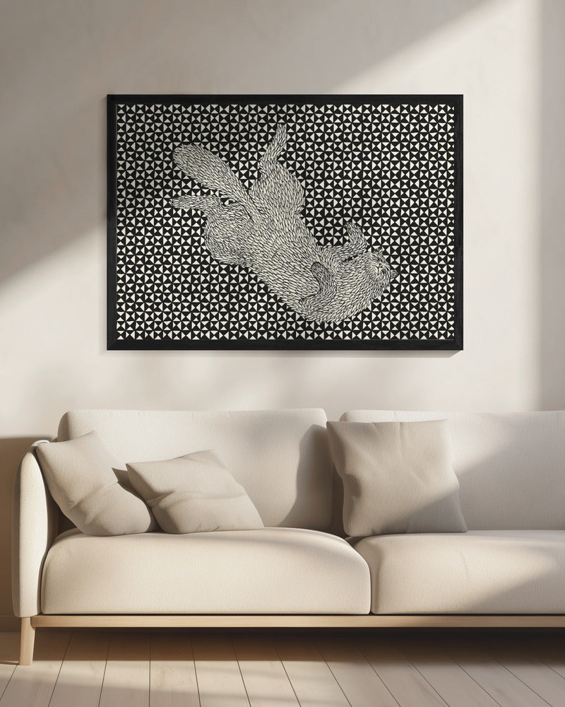 Schlafende Katze VII | Leinwand