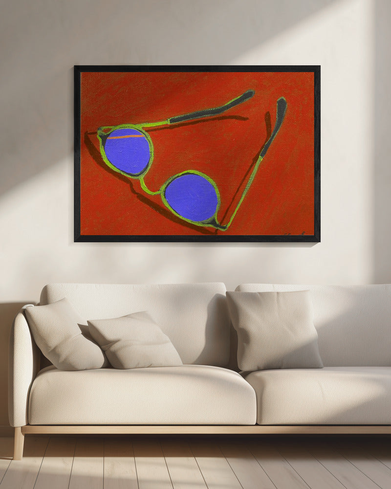 Sunglasses On Red | Canvas