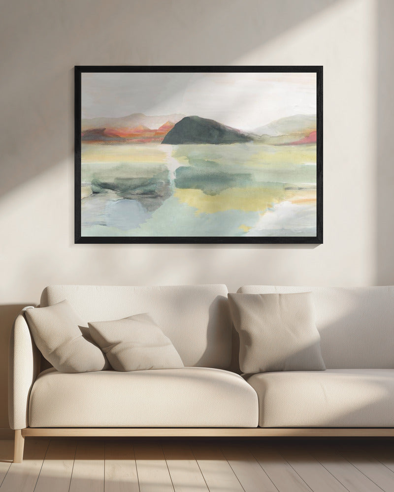 Aquarelllandschaft Nr. 2 | Leinwand