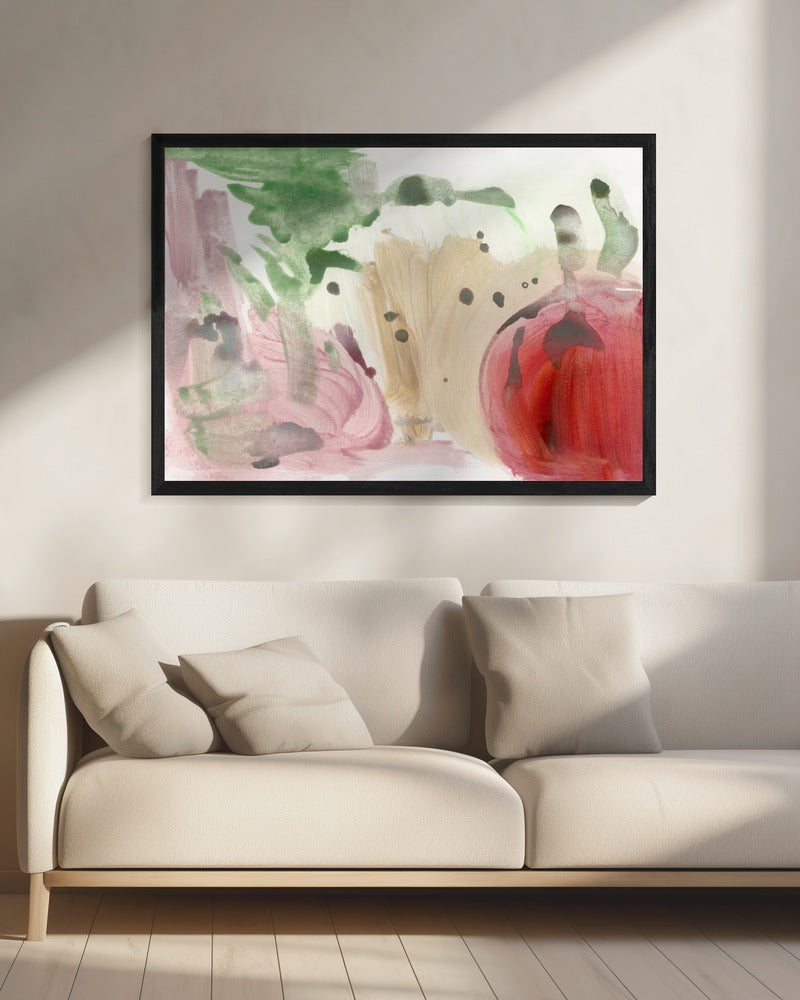 Aquarell Organische Formen 1 | Leinwand