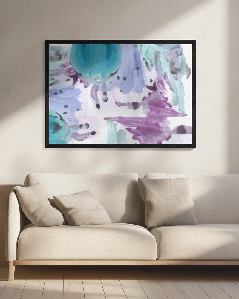 Aquarelle Organische Formen 2 | Leinwand