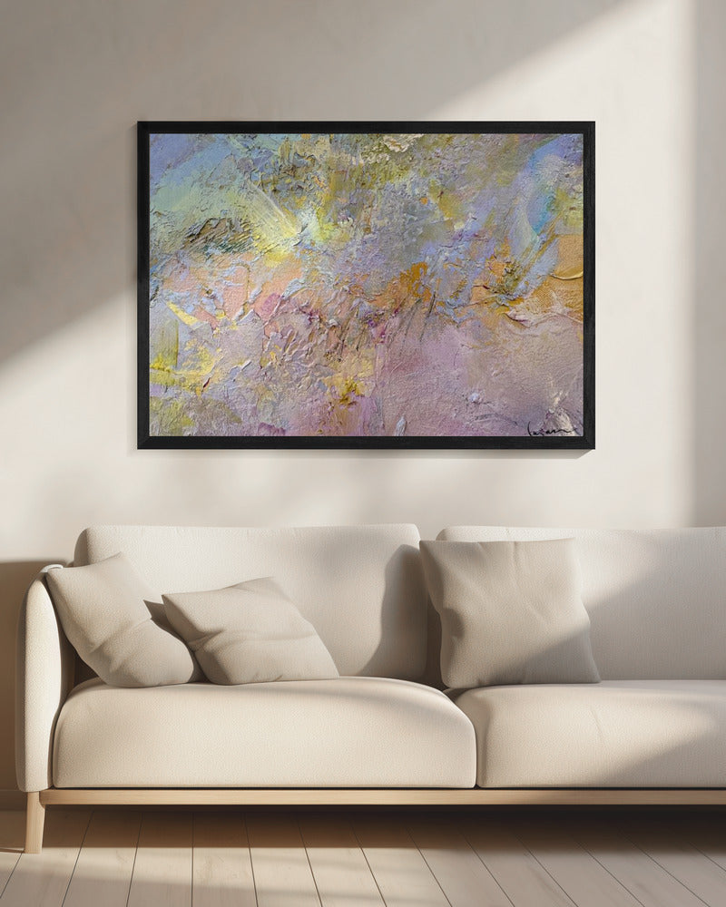 Verträumter Pastell-Wandteppich | Leinwand