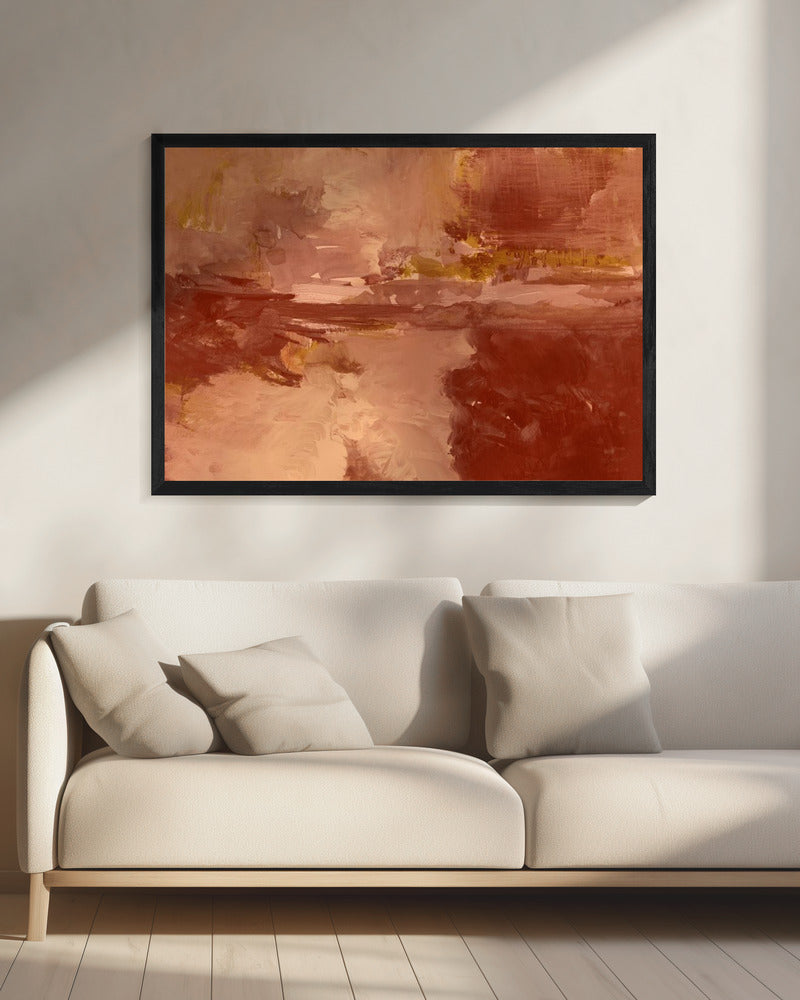 Eine friedliche Panoramalandschaft 1 | Leinwand