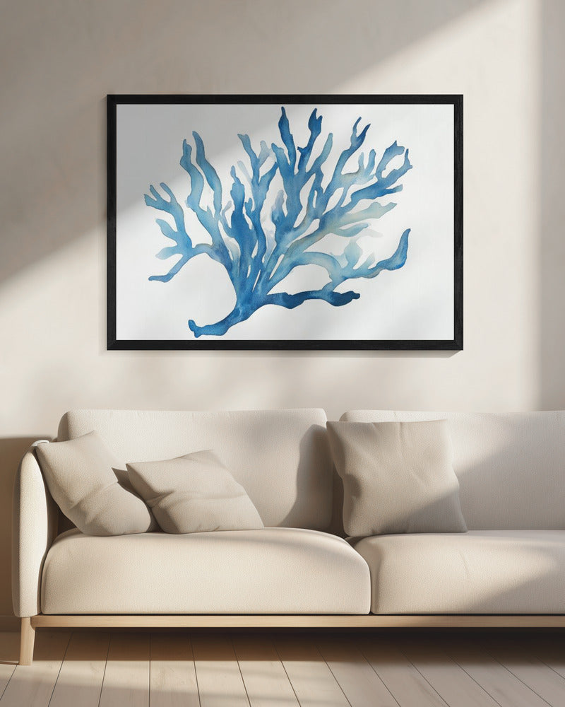 Blaue Koralle | Leinwand