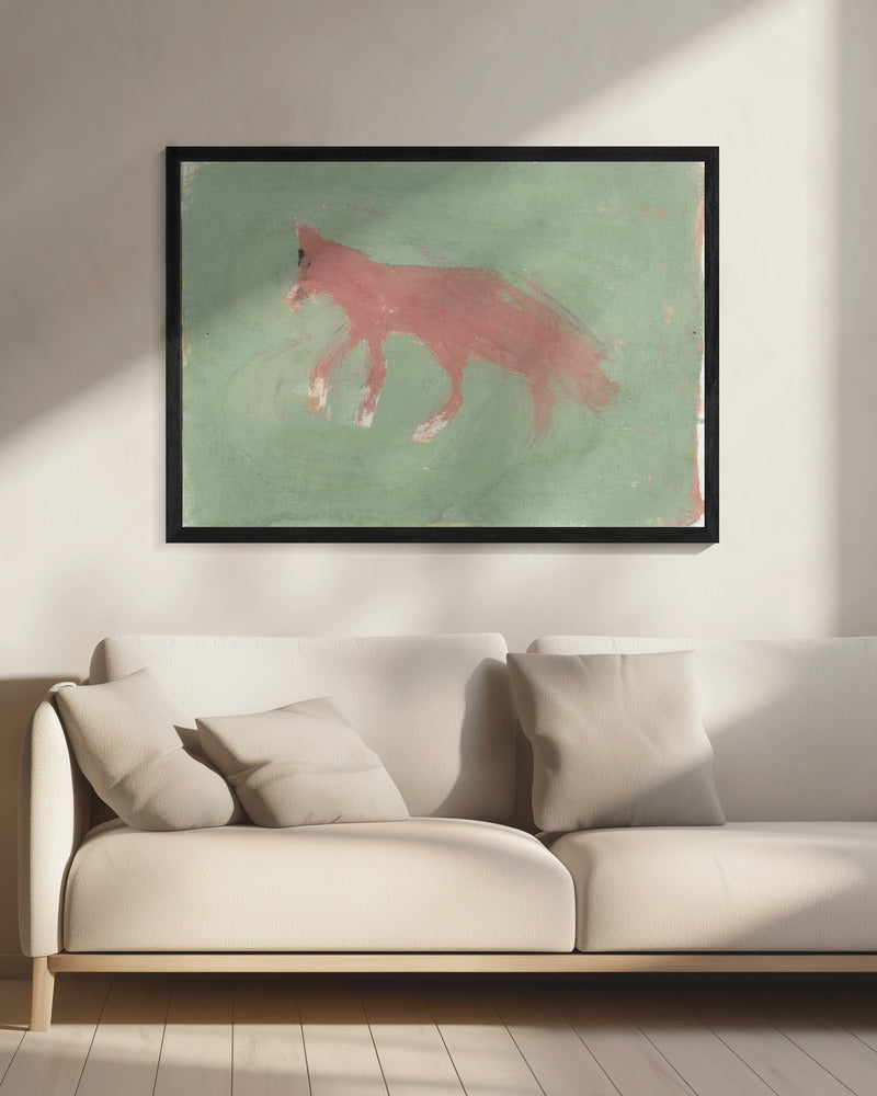 Der Fuchs in gedämpften Tönen | Leinwand