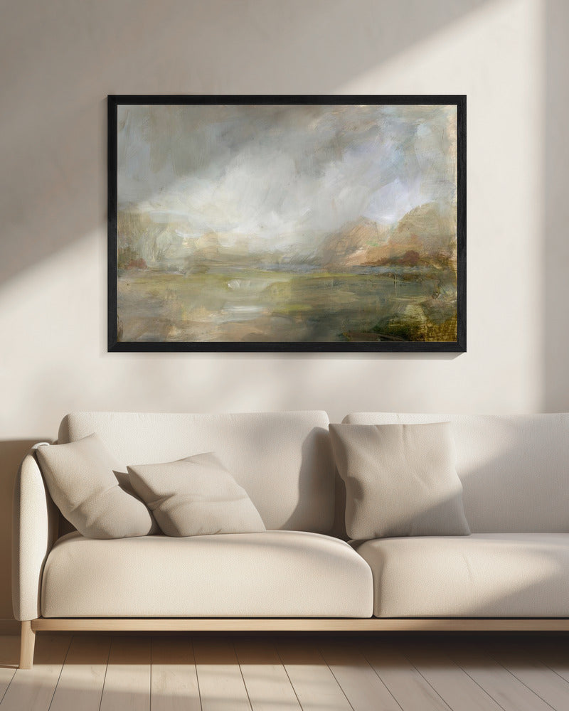 Nebliger Morgenblick | Leinwand