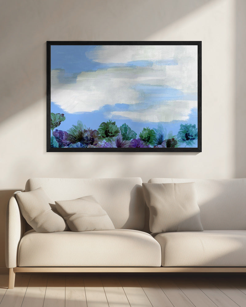 Flüsternder Wildblumenhimmel | Leinwand