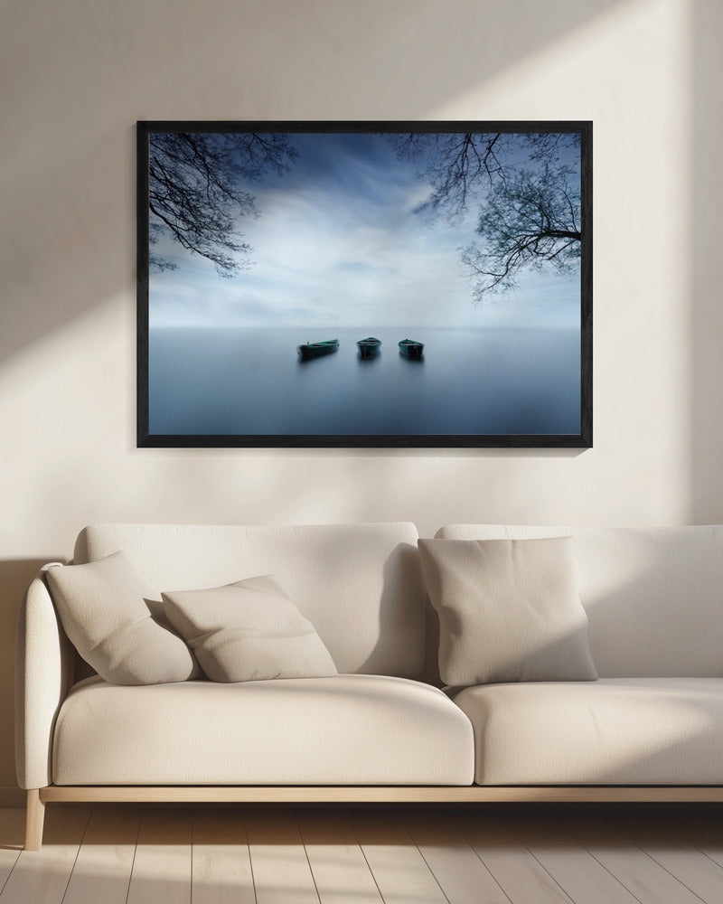 Die Zeit ist eine Welle | Leinwand