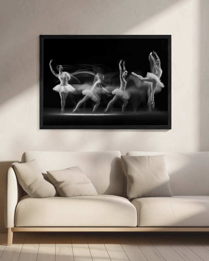 Balerina Art Wave | Leinwand
