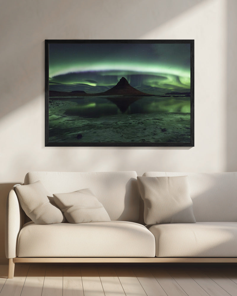 Kirkjufell Aurora | Leinwand